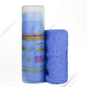 3D Blue Cleaning Chamois Towel 64x43 cm